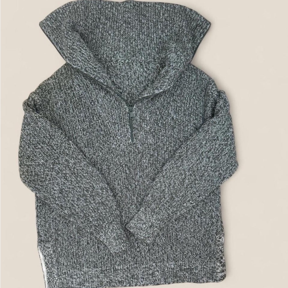 Cozy Gray Zip-Up Sweater for Women